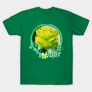 the green rose T-Shirt